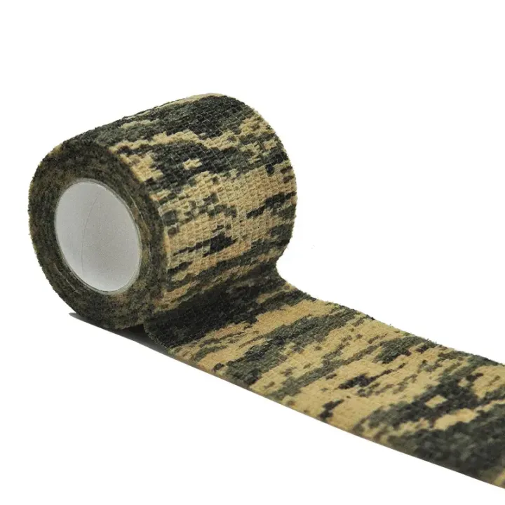 Samoprzylepna Materiałowa Taśma Maskująca Camo | Idealna do Maskowania