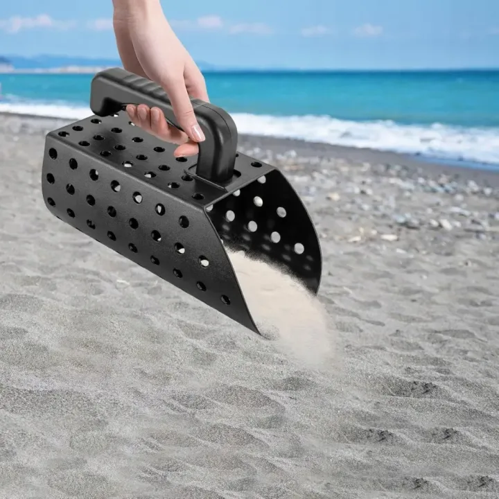 Ręczne Sito Przesiewacz Łopatka do Poszukiwań na Plaży Piasku ZESTAW