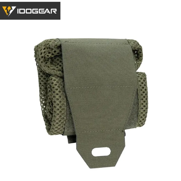 IDOGEAR Torba Zrzutowa z Siatką WGR GREEN | Idealna dla poszukiwaczy