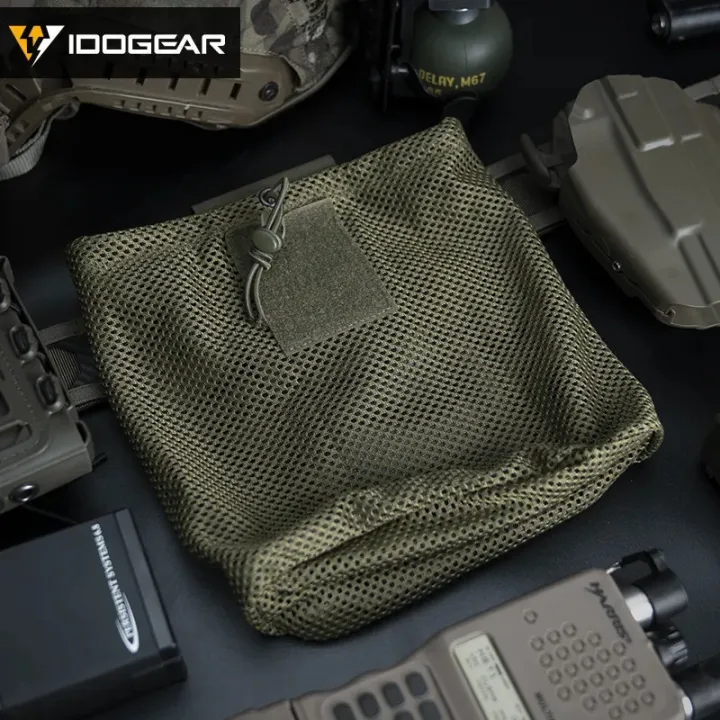 IDOGEAR Torba Zrzutowa z Siatką WGR GREEN | Idealna dla poszukiwaczy