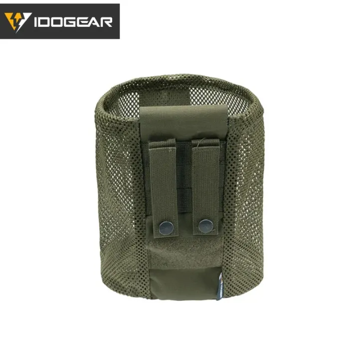 IDOGEAR Torba Zrzutowa z Siatką WGR GREEN | Idealna dla poszukiwaczy