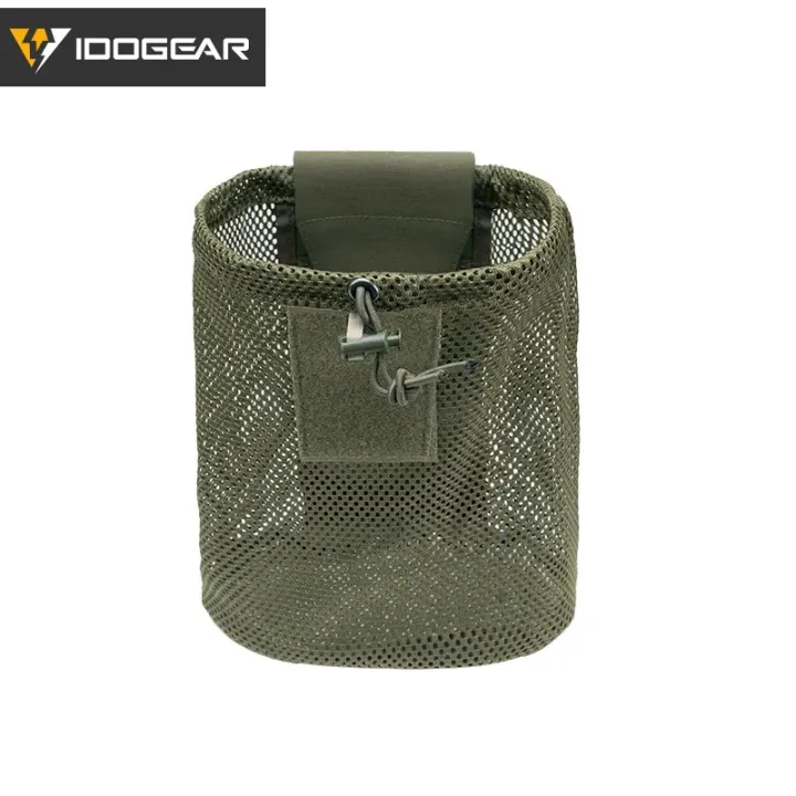 IDOGEAR Torba Zrzutowa z Siatką WGR GREEN | Idealna dla poszukiwaczy